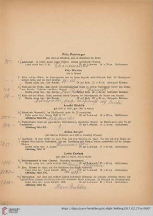 [Ölgemälde moderner Meister] (Nr. 1-148)
