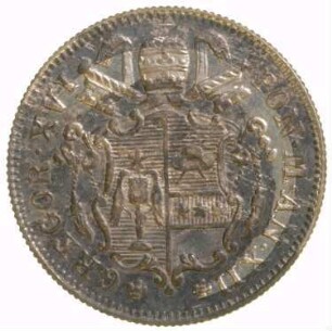 Münze, 5 Baiocchi, 1842