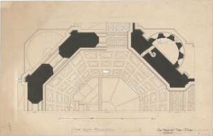 Stegmann, Carl von; Zeichnungen für Publikationen - Santa Maria del Fiore in Florenz (Grundriss)
