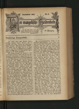 Nr. 9. September 1916.