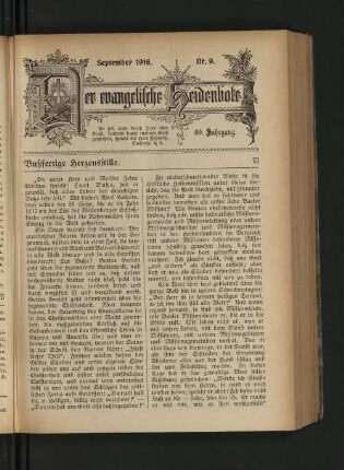 Nr. 9. September 1916.