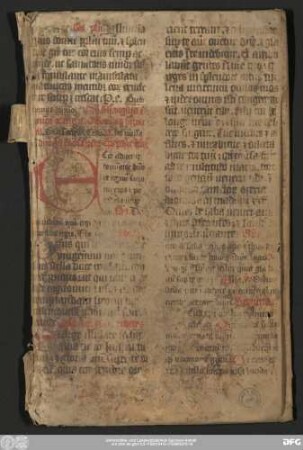 [Halle (Saale), Universitäts- und Landesbibliothek Sachsen-Anhalt, Ms Fragm. 180]