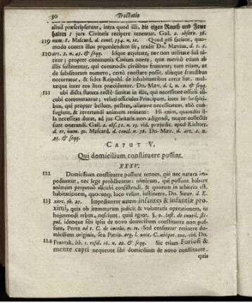 Caput V. Qui domicilium constituere possint