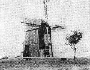 Markersdorf-Friedersdorf. Windmühle bei Friedersdorf, aus: Niederschlesische Heimatblätter vom 22.11.1931 (Nr. 47)