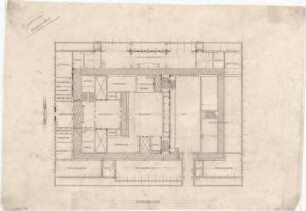 Billing, Hermann; Bochum (Nordrhein-Westfalen); Hotel Bochum - Grundriss EG