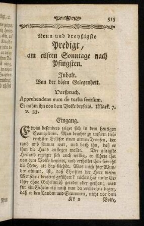 515-528, Neun und dreyßigste Predigt