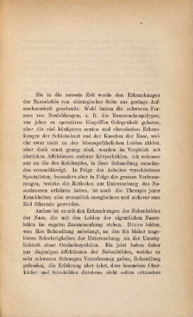 Beitrag zur Lehre von den Stirnhöhlenerkrankungen : Inaugural Dissertation