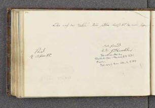 Christian Martin Hudtwalcker. – Kiel, 18.01.1785