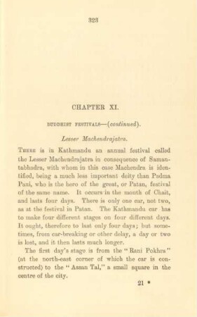 Chapter XI. Buddhist festivals (continued)