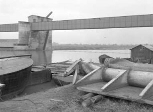 Wehr Ladenburg, ausgebaute Eisklappe