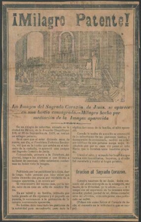 Oración al Sagrado Corazón.