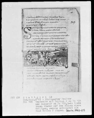 Der Stuttgarter Bibelpsalter — Die Feinde Israels müssen zu Schande werden