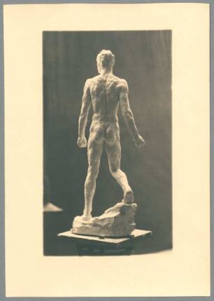 Kleiner Herabschreitender, 1927, Gips