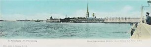 St.-Pétersbourg. Néva et Forteresse de St. Pierre et St. Paul [Russland 1904]