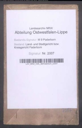 Erblasser: Förster, Johann Georg:
