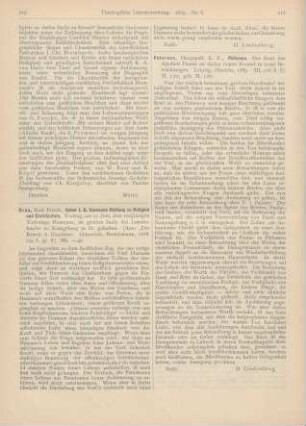 215-216 [Rezension] Grau, Rud. Friedr., Ueber J. G. Hamanns Stellung zu Religion und Christentum