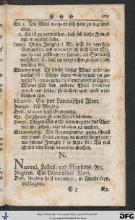 Buchstabe N.