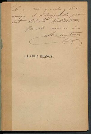 [Dedicatoria de los autores escrita a mano]