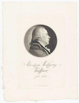 Bildnis des Abraham Wolfgang Küffner