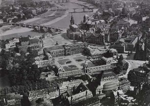 Innere Altstadt von Dresden : Blickrichtung Nordosten