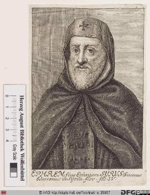 Bildnis hl. Ephraem der Syrer