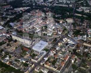 Altstadt von Cottbus : Blickrichtung Nordosten