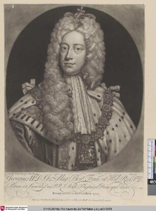 Georgius II. [Georg II König von England; George II., when King]