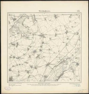 Meßtischblatt 2778 : Wevelinghoven, 1896 : Wevelinghoven. - Aufn. 1893. - 1:25000. - [Berlin]: Reichsamt für Landesaufnahme, 1896. - 1 Kt.