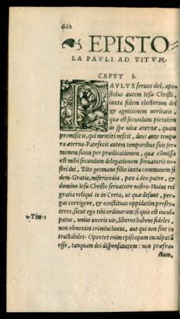Epistola Pauli Ad Titum.