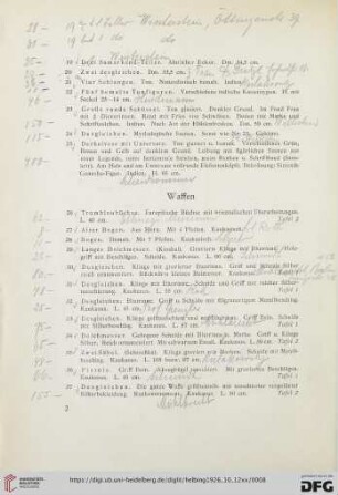 Waffen (Nr.26-88)