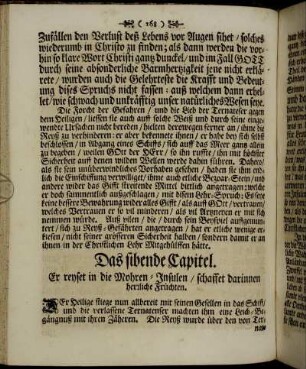 Das sibende Capitel. - Das zwölffte Capitel.