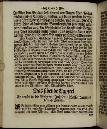 Das sibende Capitel. - Das zwölffte Capitel.