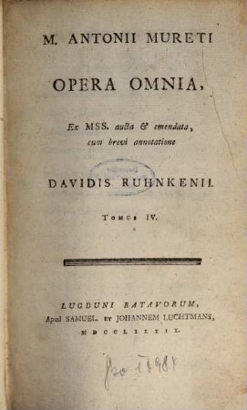 Opera omnia. 4