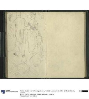Paar in Abendgarderobe, von hinten gesenen