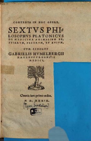 De Medicina Animalium, Bestiarum, Pecorum, Et Avium