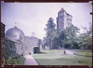 Stolpen. Burg, Schösser- und Seigerturm