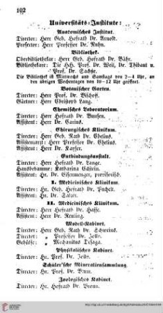 Universitäts=Institute