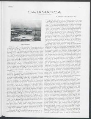 Cajamarca : A Francisco García Calderón Rey