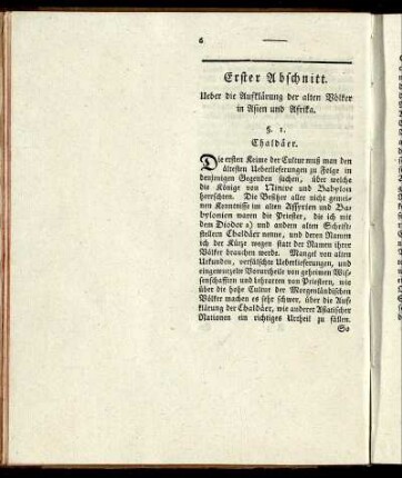 Erste Hauptperiode der philosophischen Geschichte.