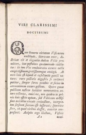 Viri Clarissimi Doctissimi