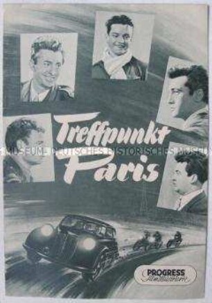 Progress-Filmillustrierte zu dem französischen Spielfilm "Treffpunkt Paris"