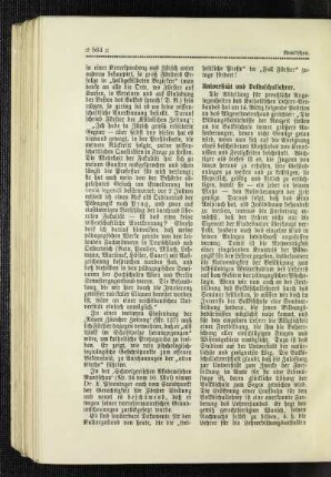 Universität und Volksschullehrer