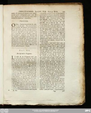 Chap. XVI. Du desir de la Vengeance.