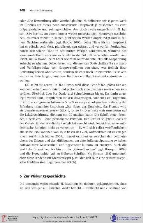 6 Zur Wirkungsgeschichte