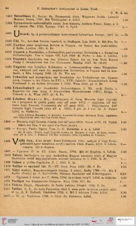 U (Nr. 1455 - 1465)
