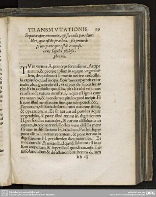 Sequitur operatio maior, et secunda pars huius libri, quae est de practica. Et primo de prima parte quae est de compositione lapidis philosophorum.