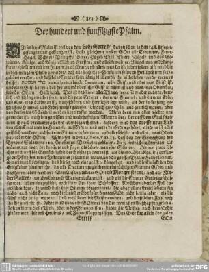 Der hundert und funfftzigste Psalm