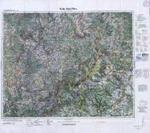 Reichskarte: Einheitsblatt 110 (1cm-Karte) Fulda-Hohe Rhön
