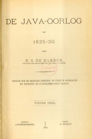 Deel 4: De Java-oorlog van 1825-30