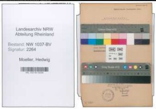 Entnazifizierung Hedwig Moeller , geb. 02.02.1910 (Techn.Lehrerin)